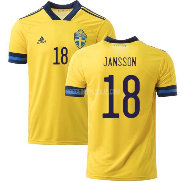 2020-2021 adidas スウェーデン jansson ホーム レプリカ ユニフォーム