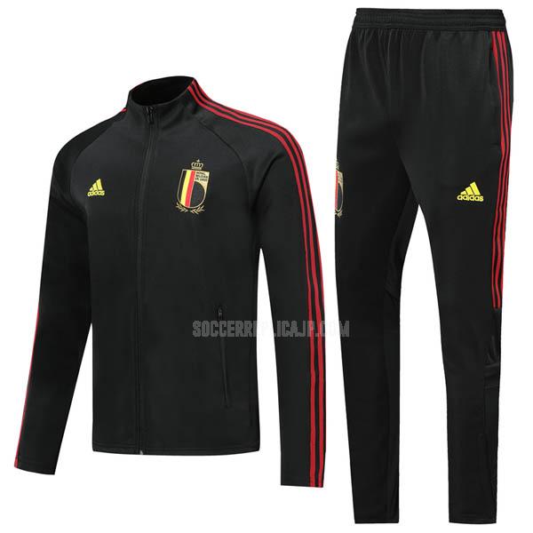 2020-2021 adidas ベルギー ブラック ジャケット