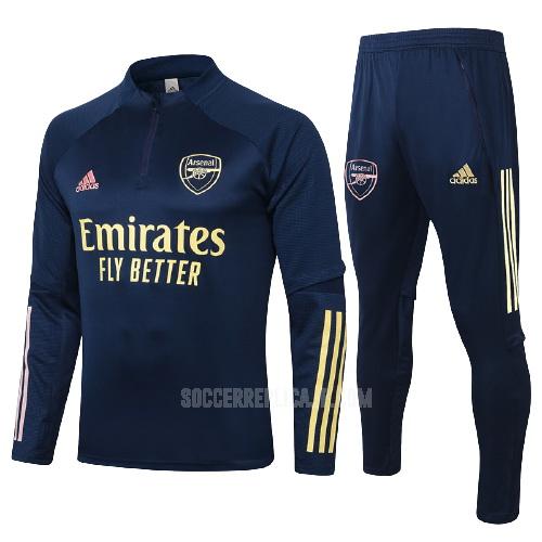2021-22 adidas アーセナル ジュニア 青い サッカー スウェットシャツ