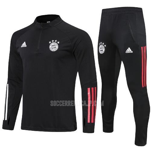 2021-22 adidas バイエルン ミュンヘン ジュニア ブラック サッカー スウェットシャツ