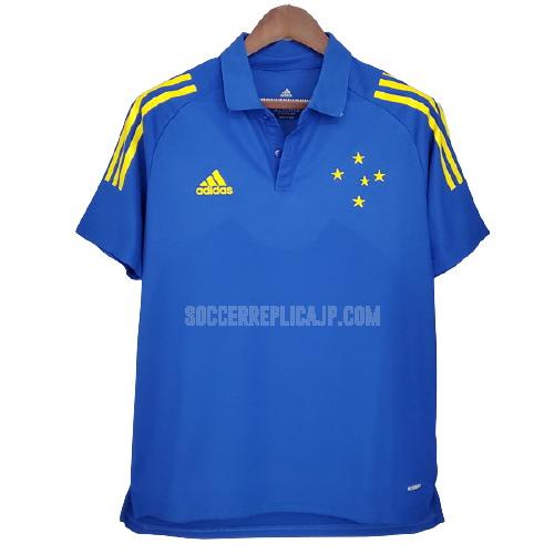 2021 adidas クルゼイロec 青い ポロシャツ