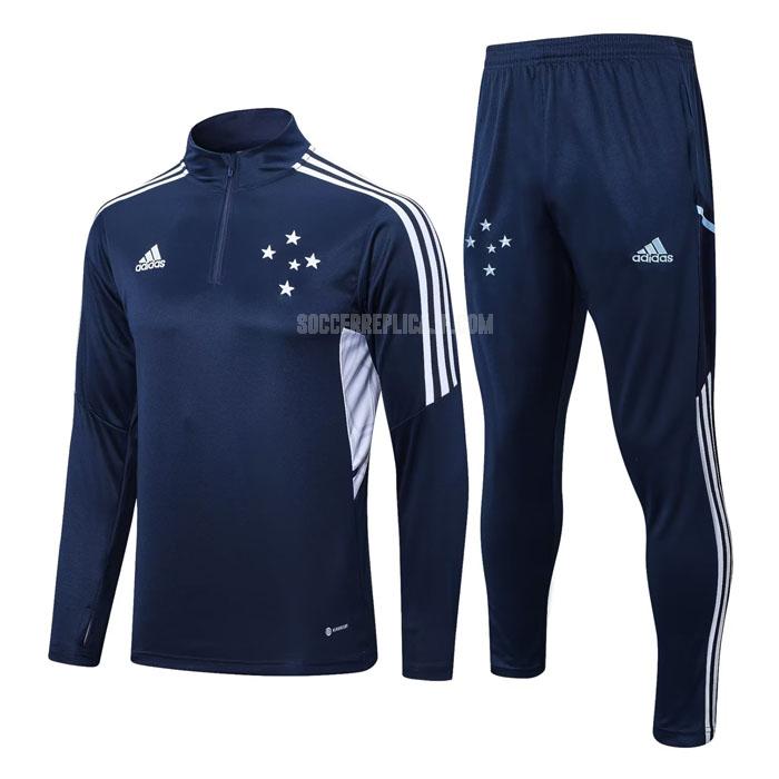 2022-23 adidas クルゼイロec 221125a1 青い サッカー スウェットシャツ