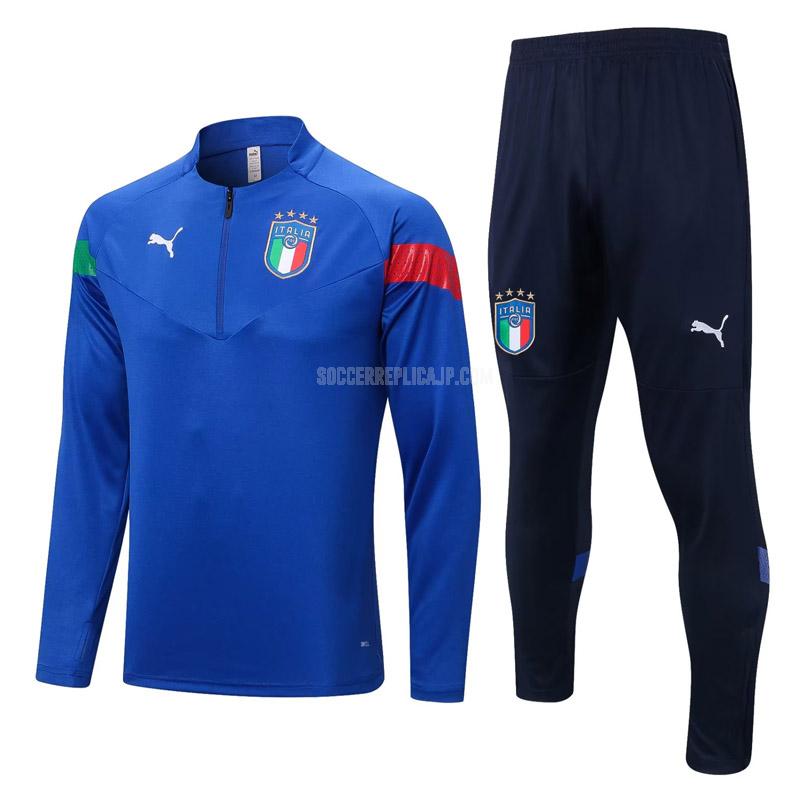2022-23 puma イタリア 22109a1 青い サッカー スウェットシャツ