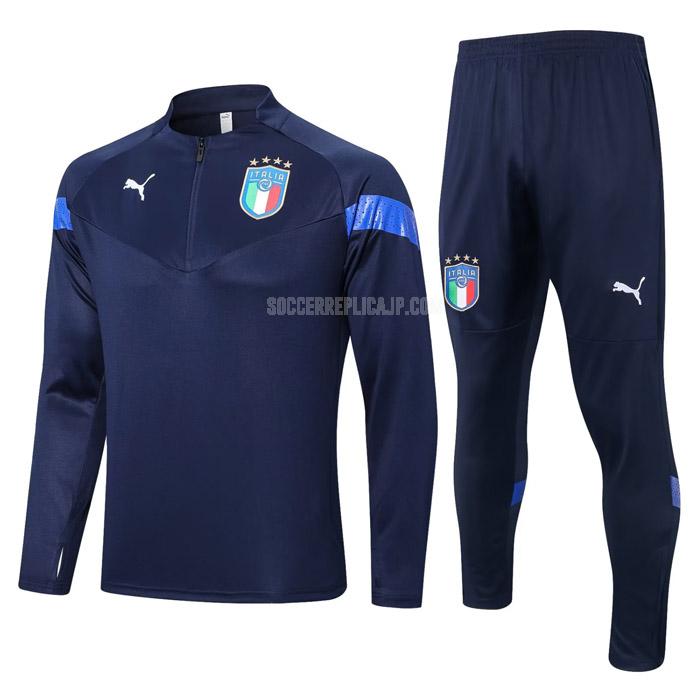 2022 puma イタリア 221025a1 紺 サッカー スウェットシャツ
