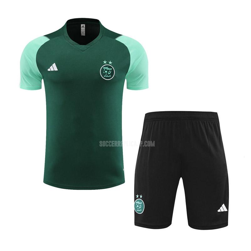 2023-24 adidas アルジェリア 緑 プラクティスシャツセット