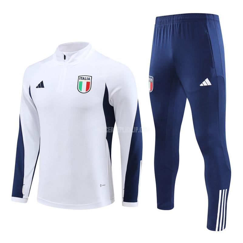 2023-24 adidas イタリア 231125a1 白い サッカー スウェットシャツ