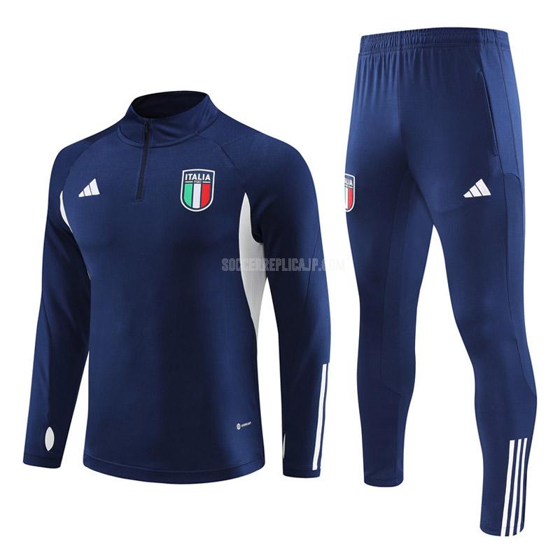 2023-24 adidas イタリア 231125a1 青い サッカー スウェットシャツ