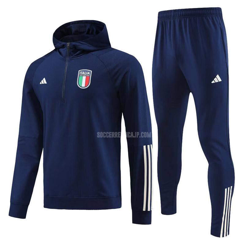 2023-24 adidas イタリア 23526a1 青い パーカー