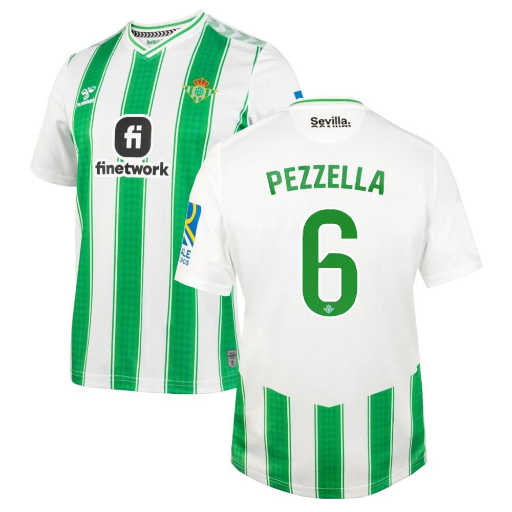 2023-24 hummel レアル ベティス pezzella ホーム ユニフォーム