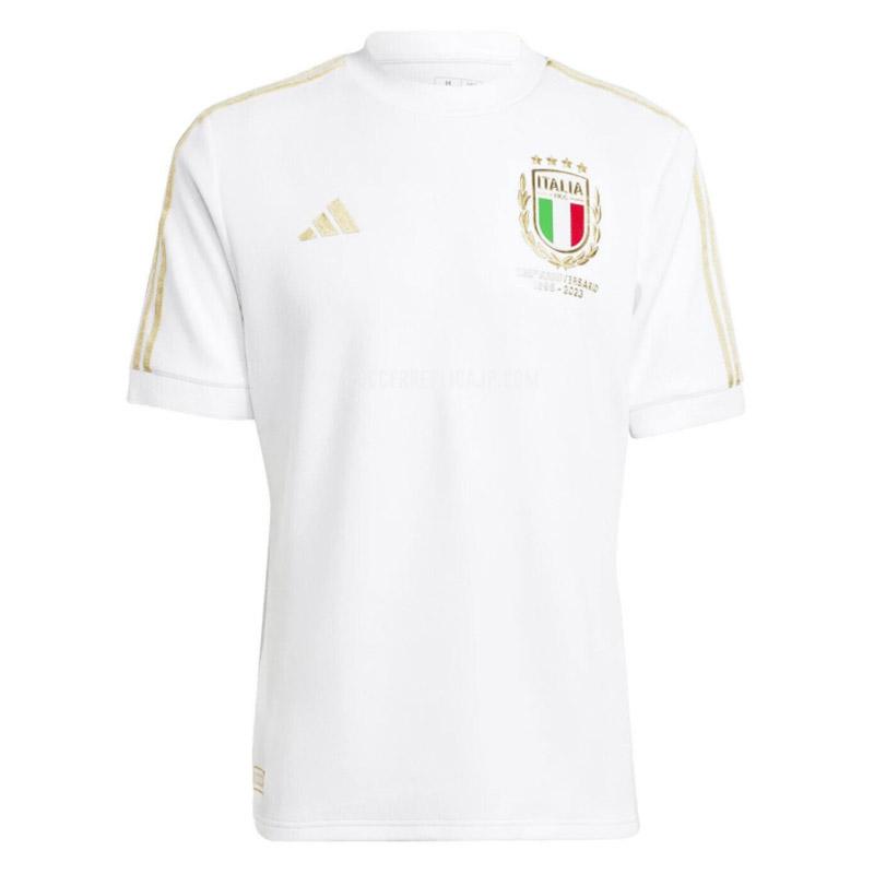 2023 adidas イタリア 125周年 白い ユニフォーム