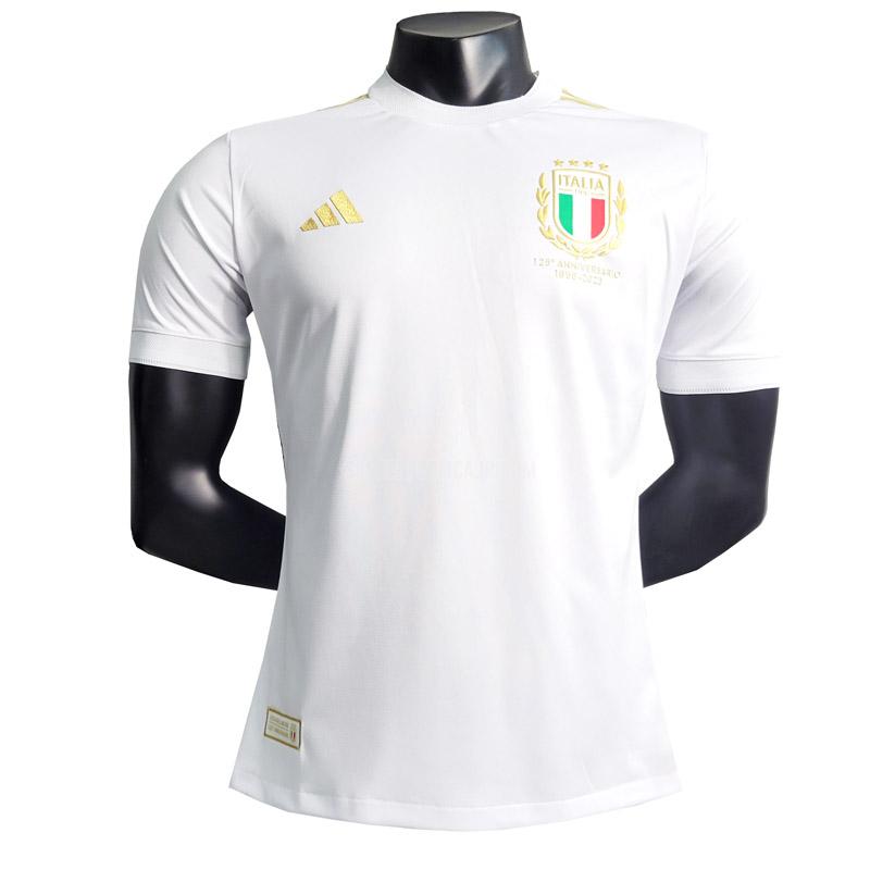 2023 adidas イタリア プレイヤー版 125周年 白い ユニフォーム